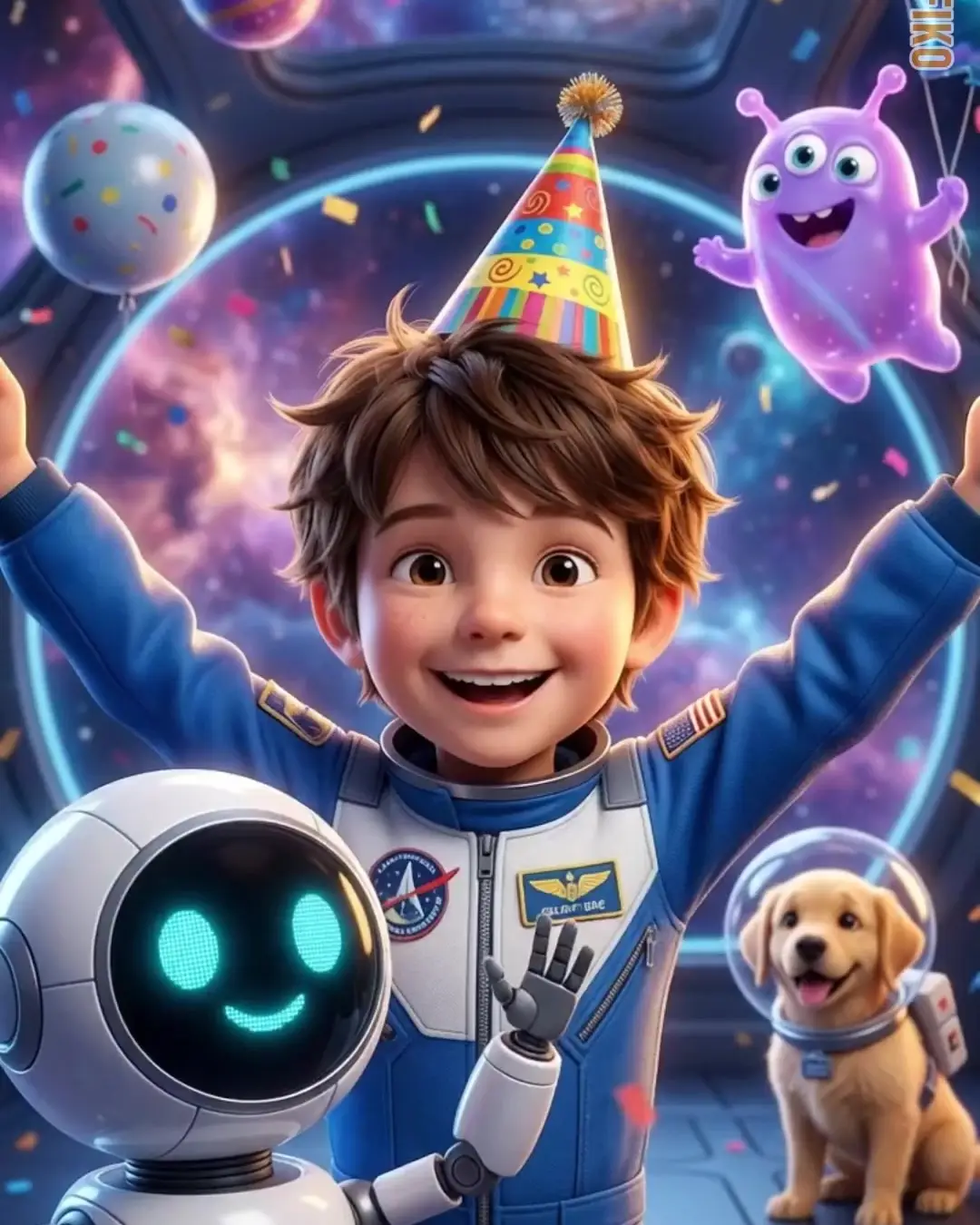 Invitación de cumpleaños: Misión Espacial